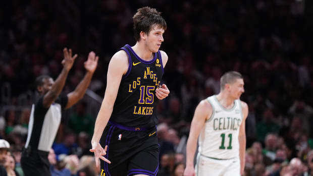 Los Angeles Lakers guard Austin Reaves.